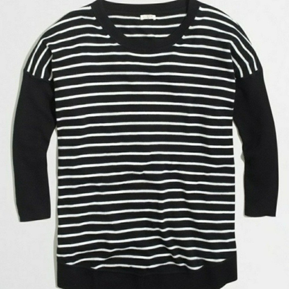 J. Crew Factory Oversized Striped Sweater XXS